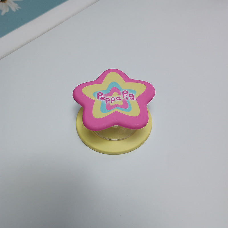 Decorative Star-Shaped Phone Grip Bowlift