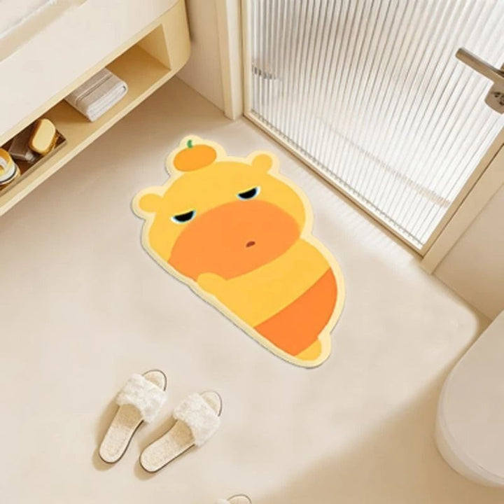 Cartoon Bathroom Mat Bowlift