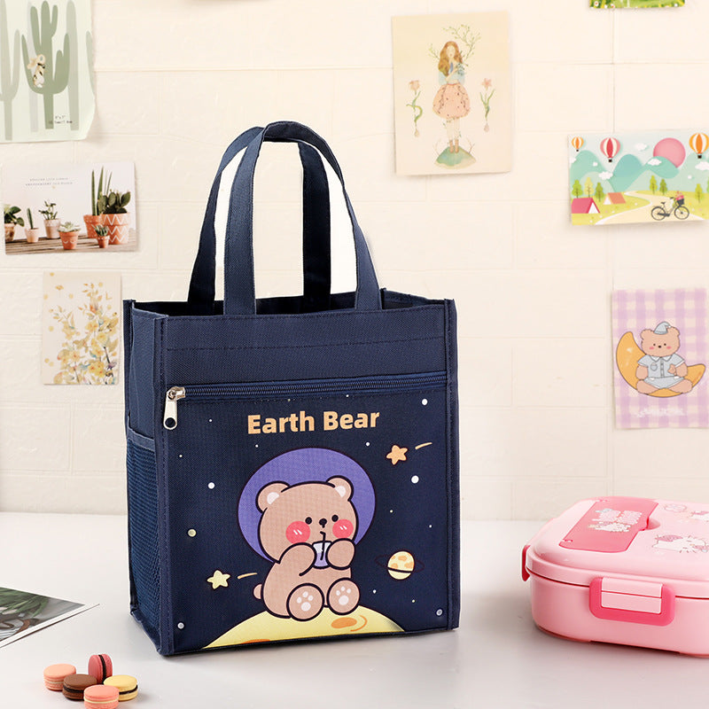 Space-Themed Insulated Lunch Carrier Bowlift