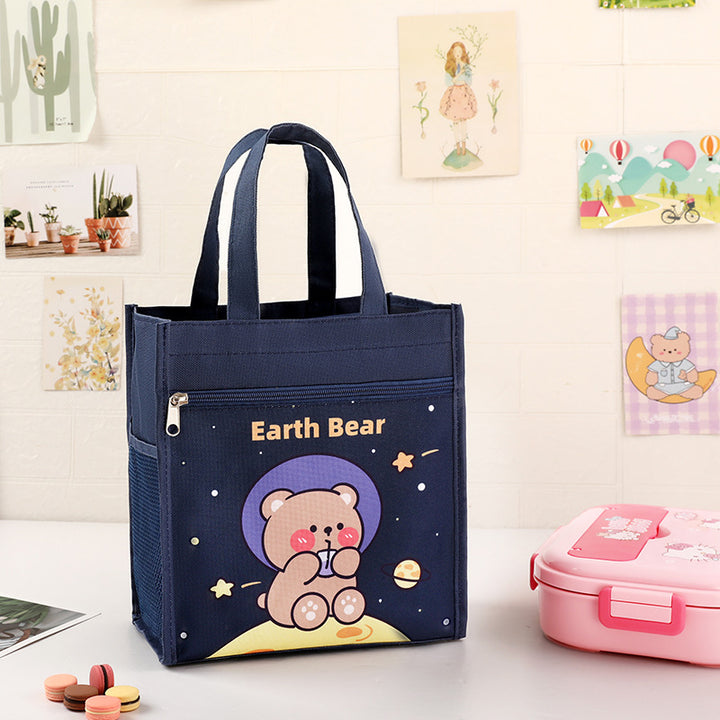 Space-Themed Insulated Lunch Carrier Bowlift