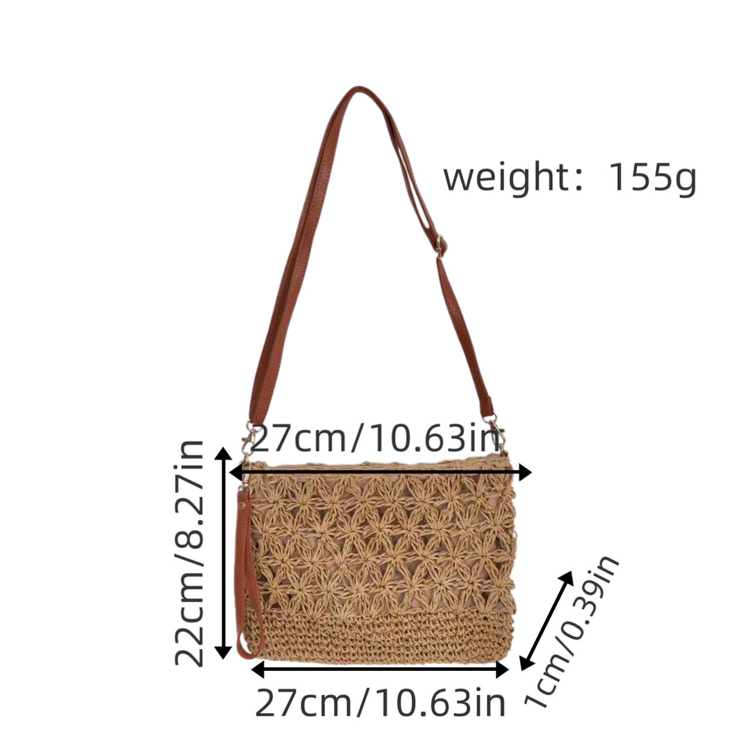 Handbag with delicate floral pattern Bowlift