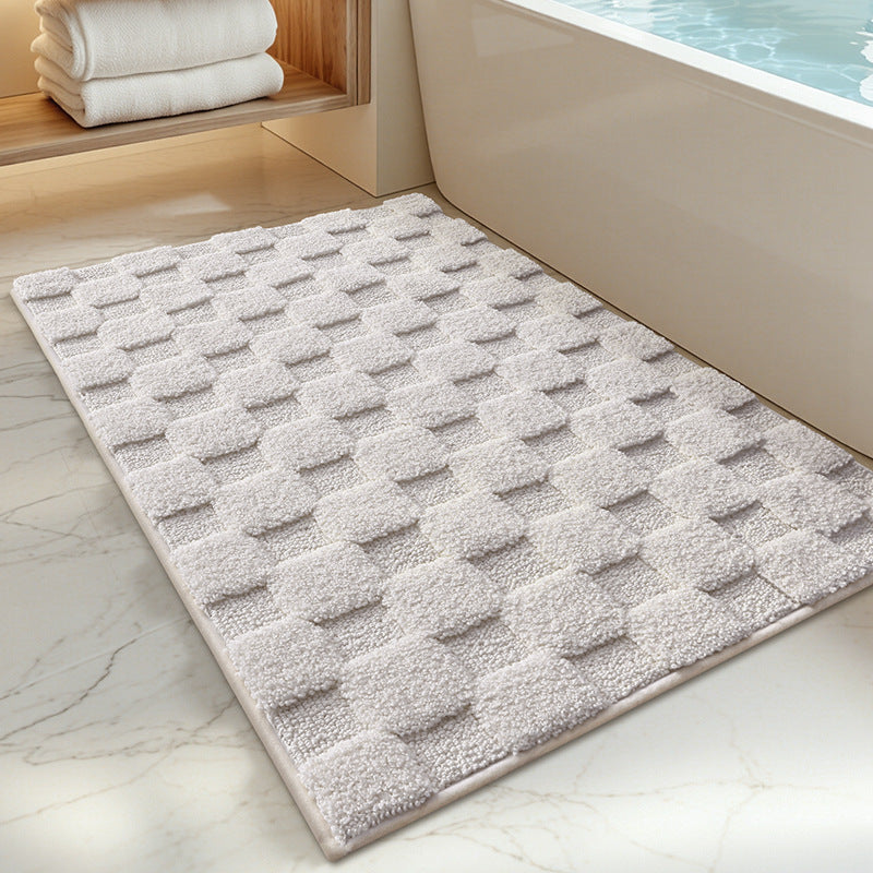 Textured Memory Foam Bath Mat Bowlift