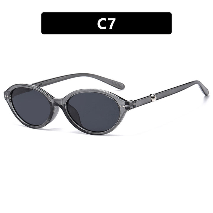 Women trendy sunglasses in oval design with UV protection Bowlift