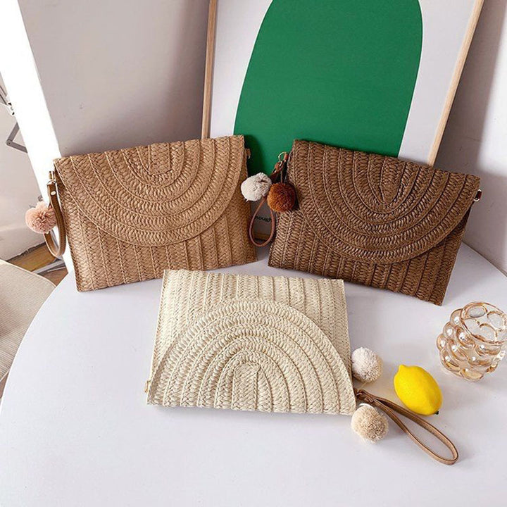 Stylish and Handmade Clutch Bag Made of Natural Material Bowlift