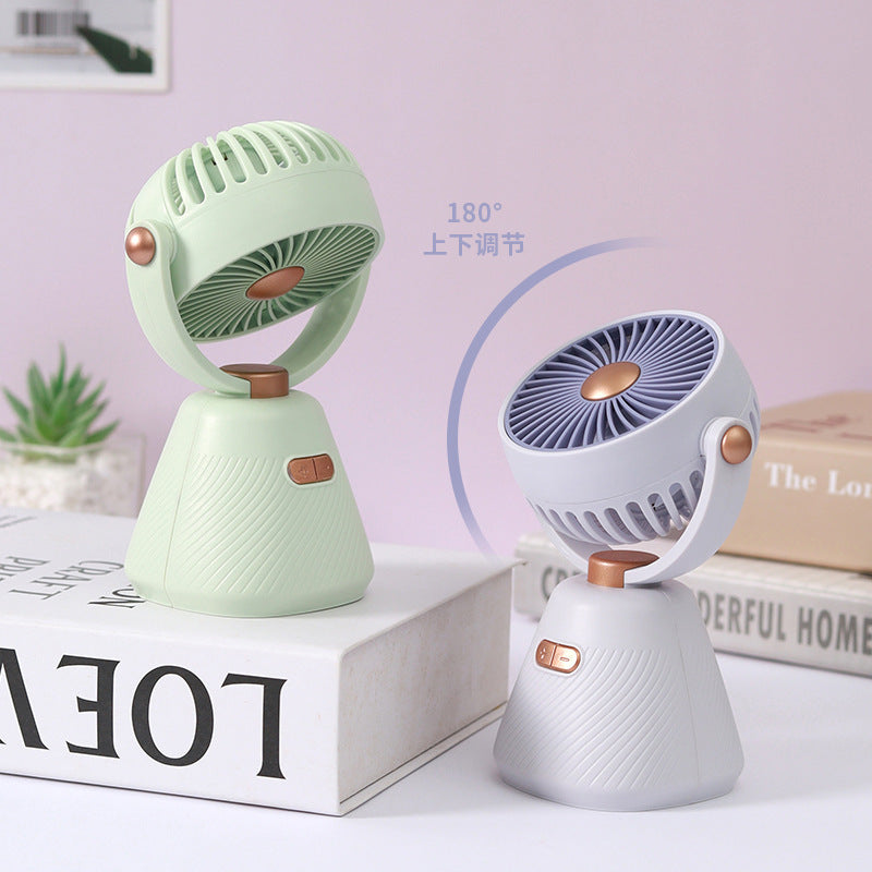 Ladies Portable Mini Fan with Flexible Tilt Bowlift