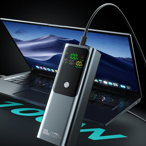 Portable power bank with intelligent charging display Bowlift