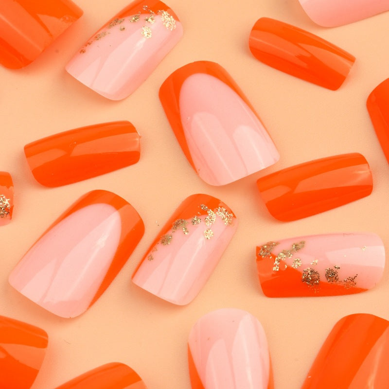 Neon Square-Shaped Acrylic Nail Enhancements Bowlift