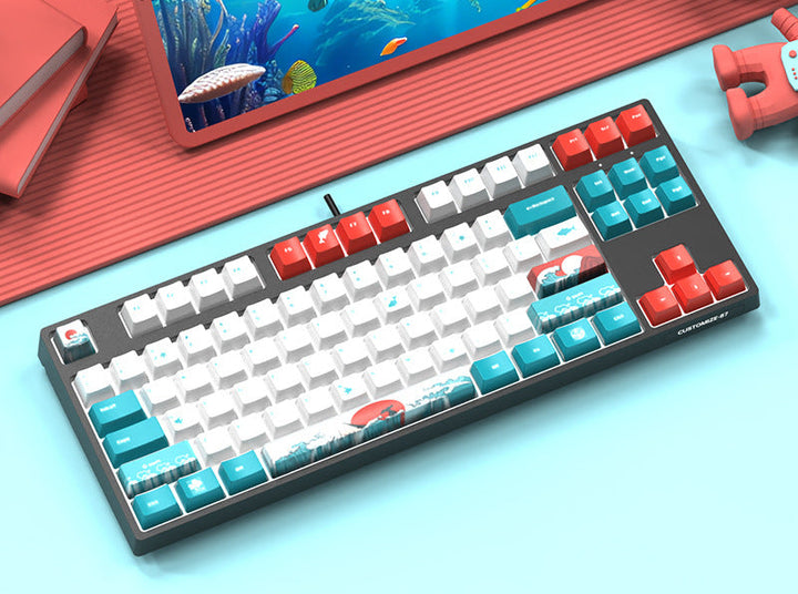 87-Key Custom Mechanical Keyboard Bowlift