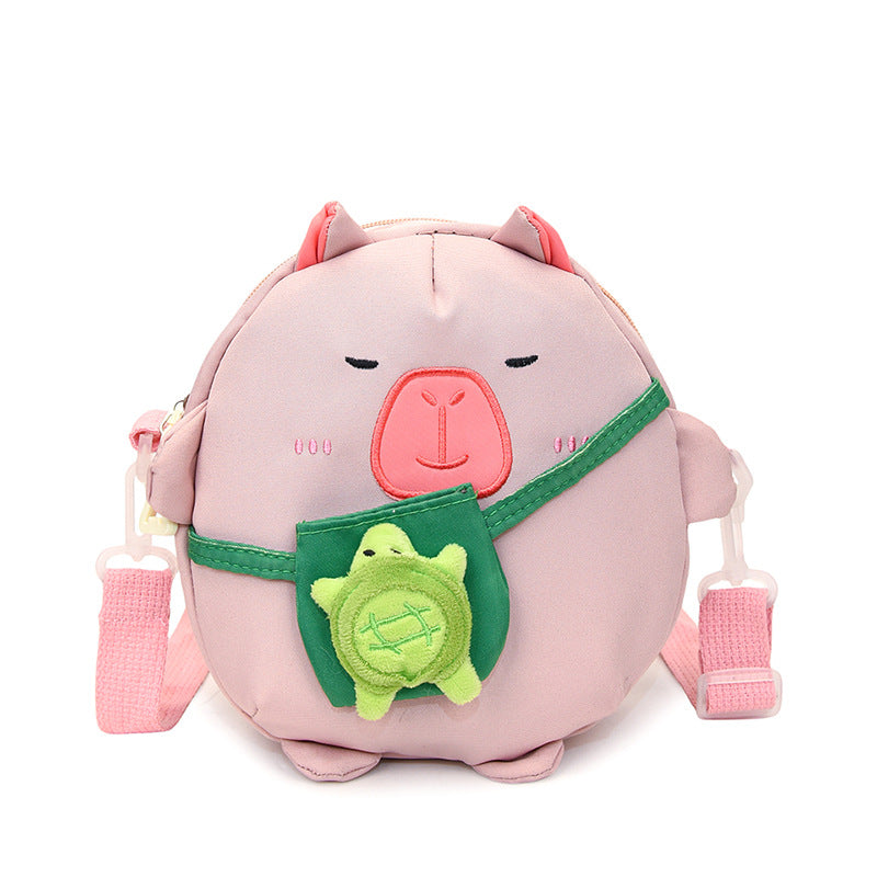 Plush Shoulder Bag in Animal Design Bowlift