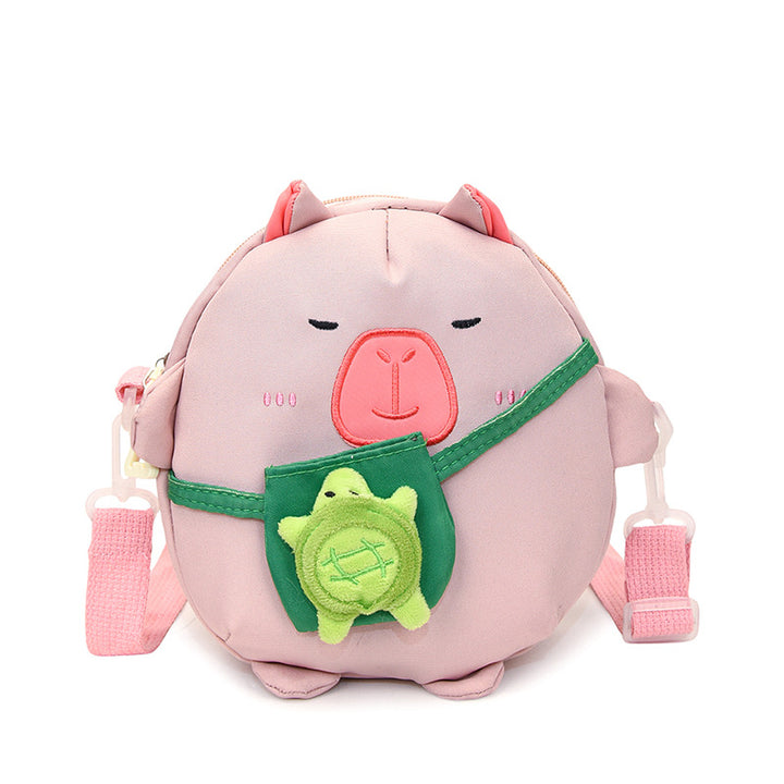 Plush Shoulder Bag in Animal Design Bowlift