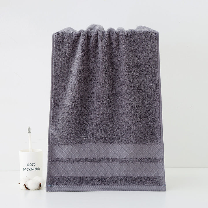 Elegant and Luxurious Terry Bath Towel with Fine Border Bowlift
