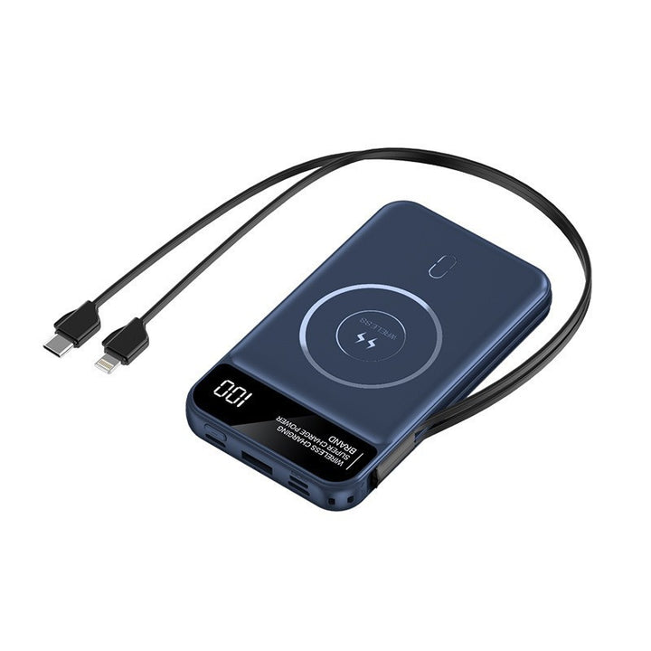 Wireless power bank with innovative fast charging function and digital display Bowlift