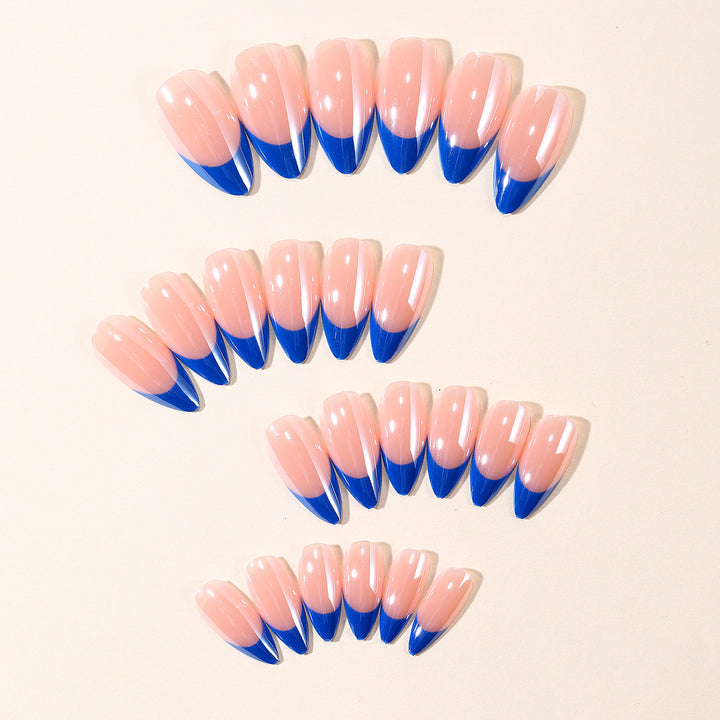 Artistic Ombre Stiletto Nail Extensions Bowlift