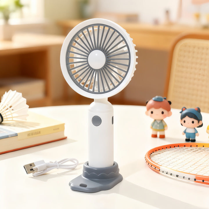 Women's portable mini fan with USB connection and ergonomic design Bowlift