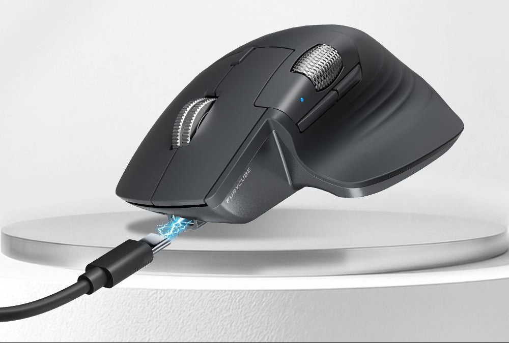 Ergonomic Wireless Office Mouse Bowlift