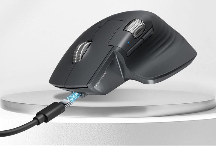 Ergonomic Wireless Office Mouse Bowlift
