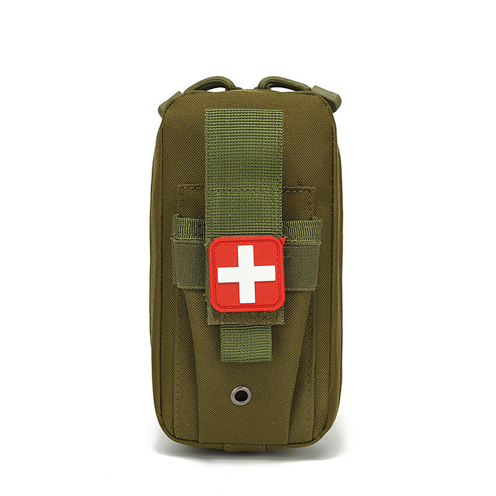 tactical MOLLE first aid pouch heavy-duty nylon drainage grommet organizer Bowlift