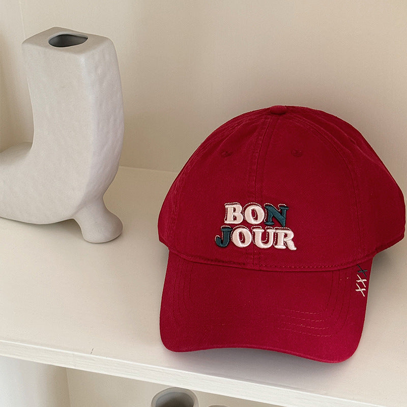 Men's Casual Cotton Embroidered Baseball Cap Bowlift