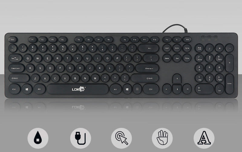 Mechanical Keyboard and Mouse Set Bowlift