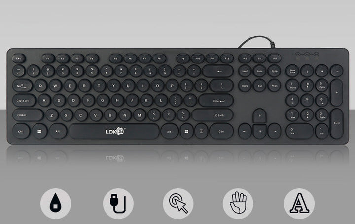 Mechanical Keyboard and Mouse Set Bowlift