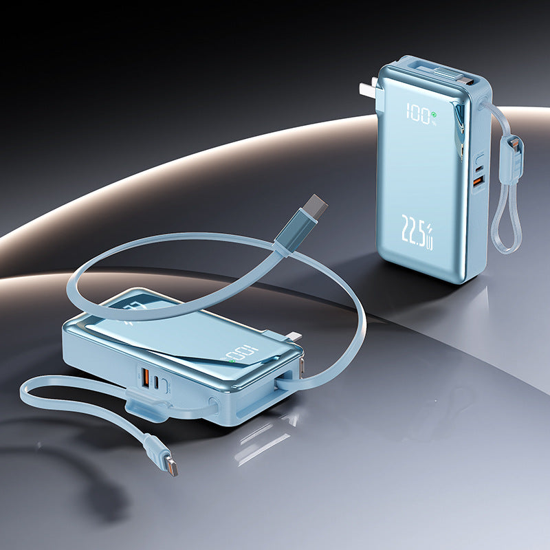 Portable power bank with intelligent charging display and fast high-performance function Bowlift