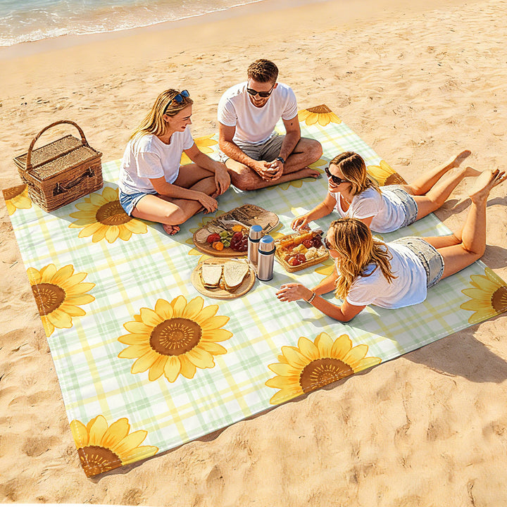 Mandala Design Beach Mat Bowlift