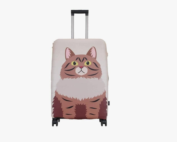 Unisex nan elastic suitcase cover with 3D dog design for trolley, stretchy and scratch-resistant Bowlift