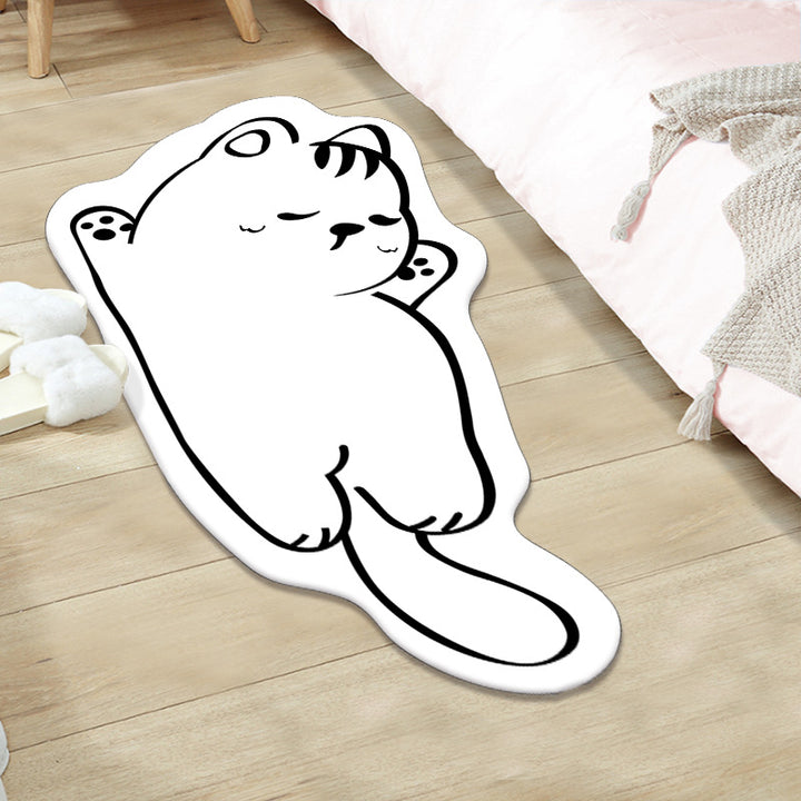 Cat-Themed Plush Area Bowlift