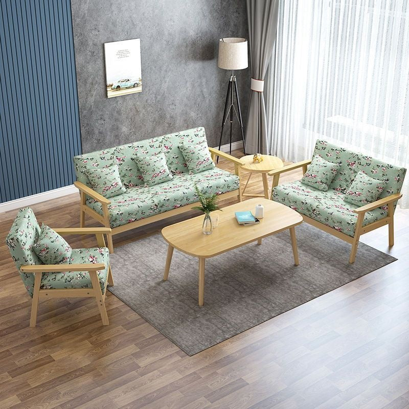 Modern Upholstered Living Room Seating Set Bowlift