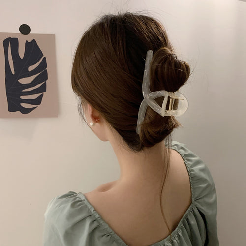 Oversized Wave Design Hair Claw Clip Bowlift