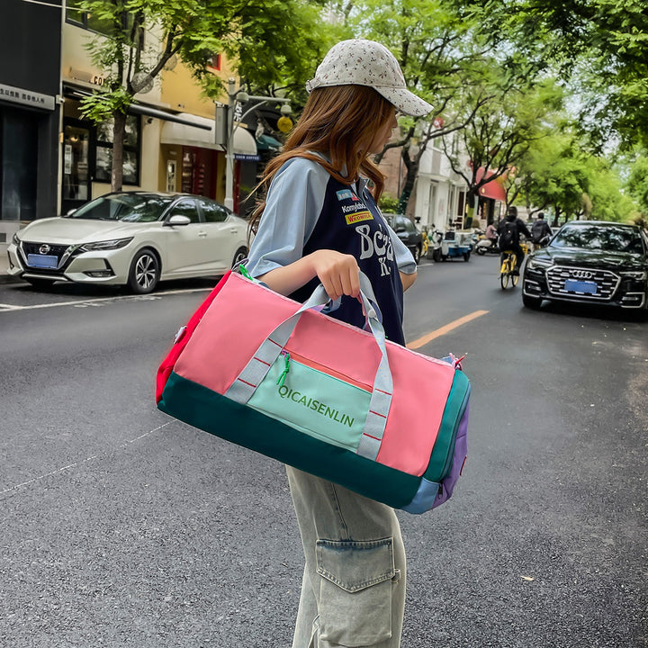 Versatile Multi-Section Travel Duffle Bag Bowlift