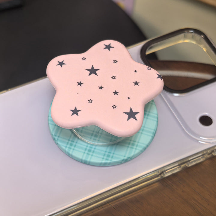 Decorative Star-Shaped Phone Grip Bowlift