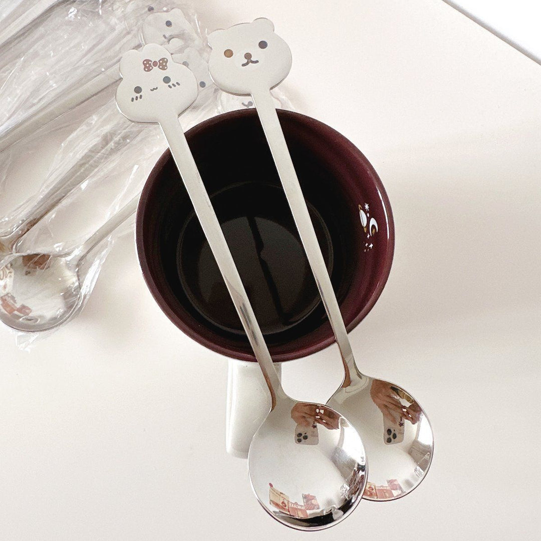 Playful teaspoons with animal motifs Bowlift
