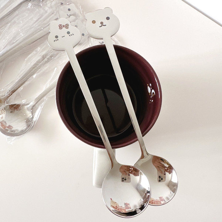 Playful teaspoons with animal motifs Bowlift