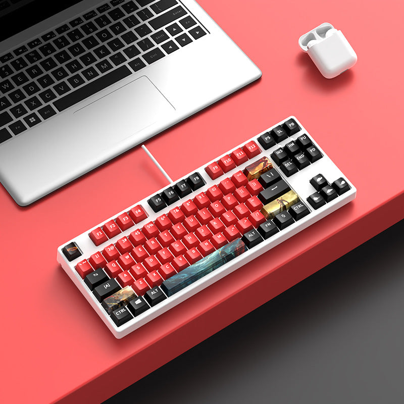 Compact Mechanical Gaming Keyboard Bowlift