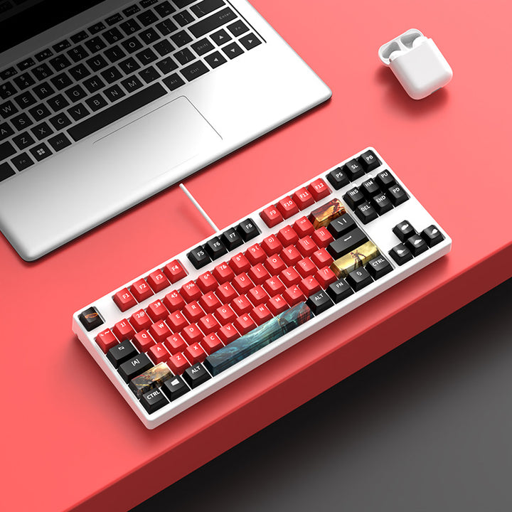 Compact Mechanical Gaming Keyboard Bowlift