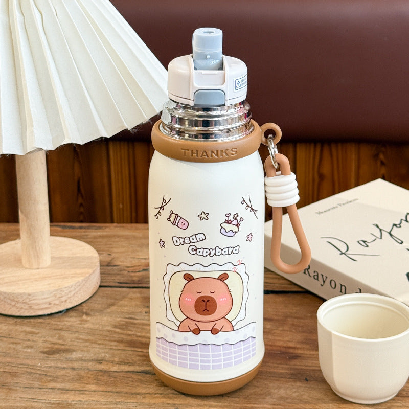 Insulated drinking bottle with cute animal design Bowlift