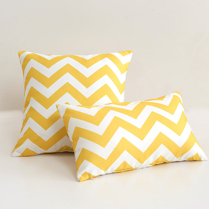 Chevron Patterned Decorative Pillow