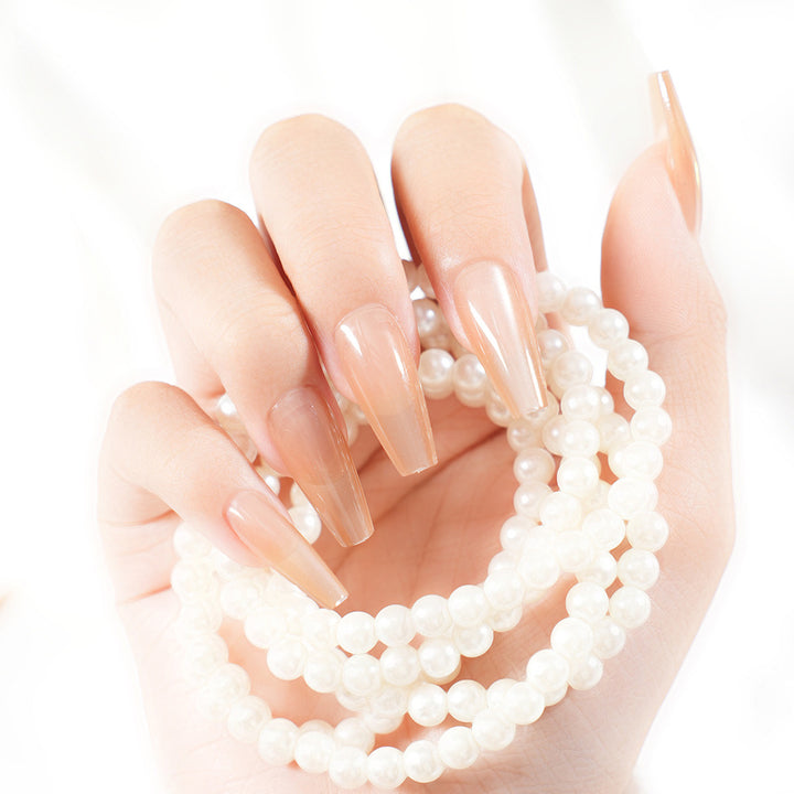 Elegant Stiletto Press-On Nail Extensions Bowlift