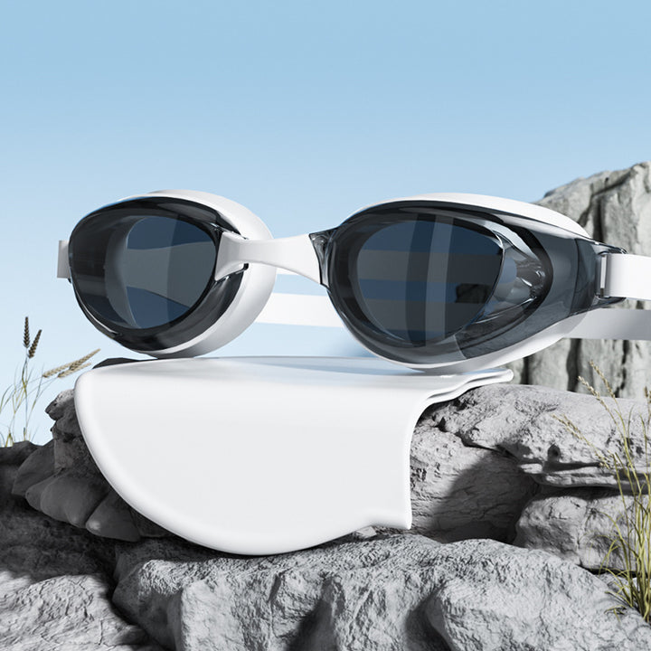 Men's Anti-Fog Precision Swimming Goggles Bowlift