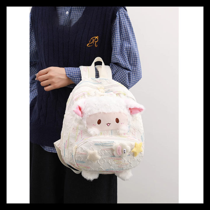 Cute Animal-Themed Plush Backpack Bowlift