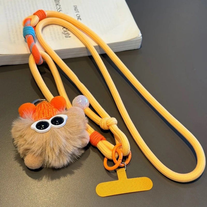 Cute Plush Creature Dog Leash Bowlift