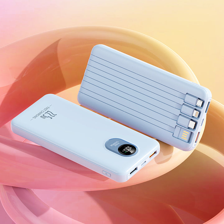 Powerful power bank with multifunctional charging port and smart LED display Bowlift
