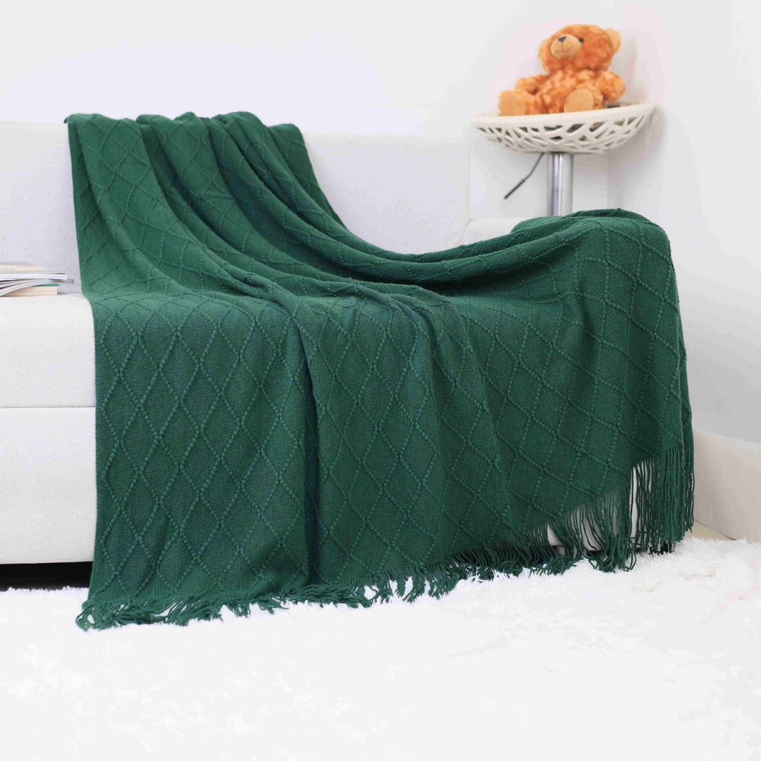 Luxurious Textured Knit Scarf Bowlift