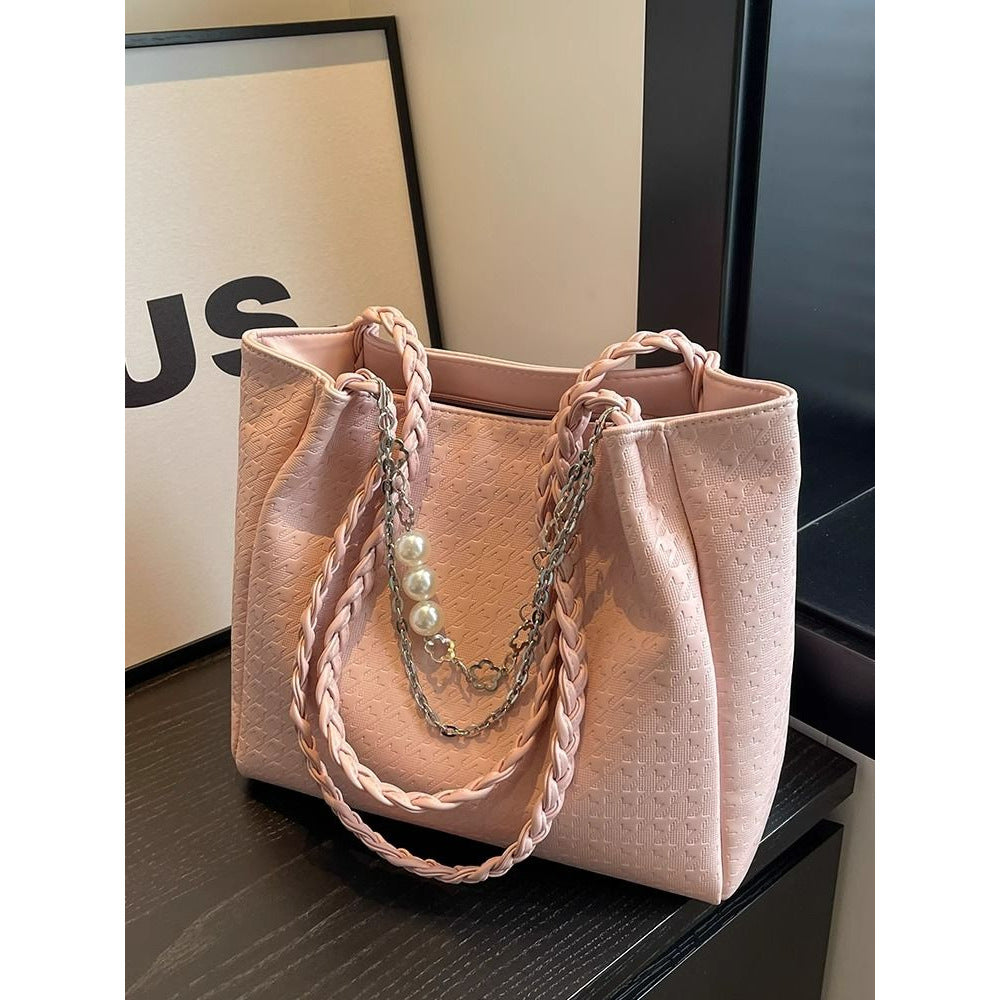 Chic Braided Handle Tote Bowlift
