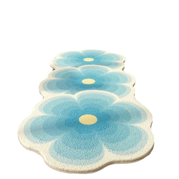 Flower Patterned Area Rug Bowlift