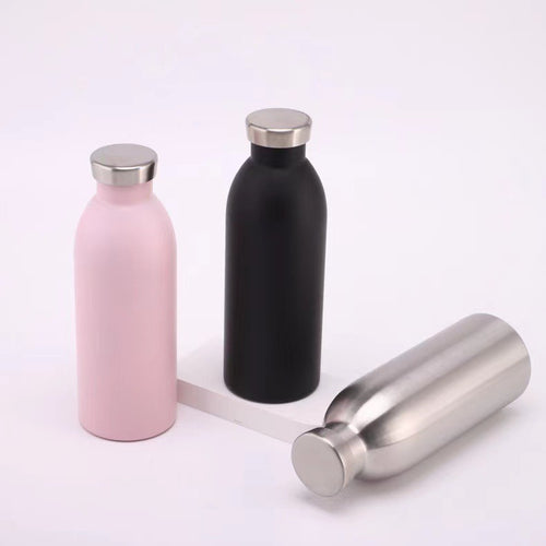 Ladies insulated stainless steel drinking bottle with ergonomic design Bowlift