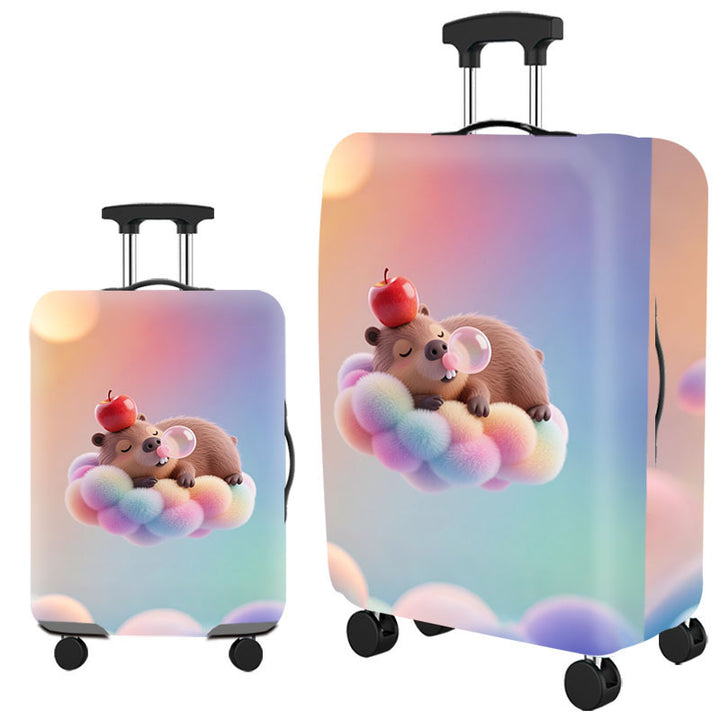 Unisex Hard-shell Suitcase with Playful Hedgehog Design Bowlift