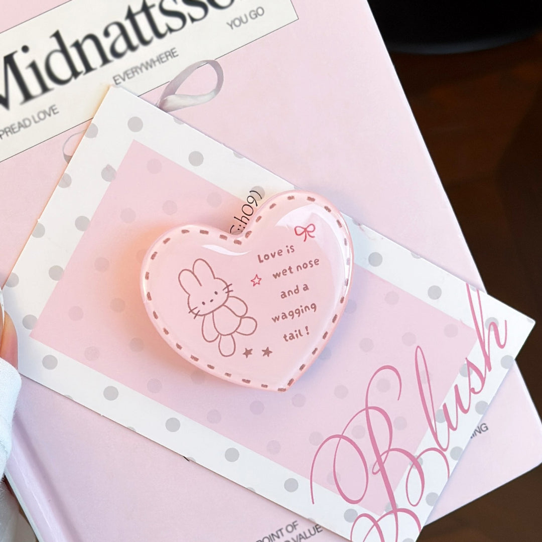 Heart-shaped ceramic Bowlift