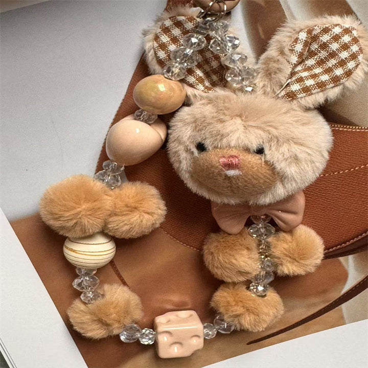 Cute Rabbit-Themed Charm Keychain Bowlift